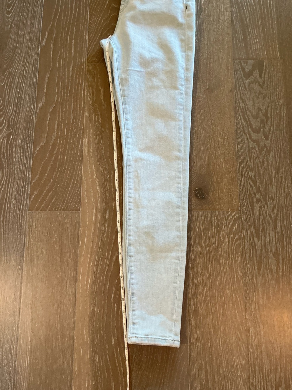 Superdry Light Blue Skinny High-Rise Ripped Knee Jeans Size 27 - Picture 14 of 14